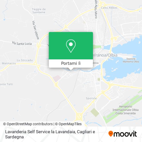 Mappa Lavanderia Self Service la Lavandaia