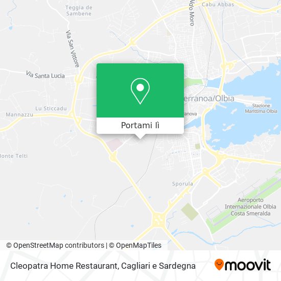 Mappa Cleopatra Home Restaurant