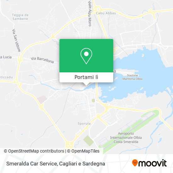 Mappa Smeralda Car Service