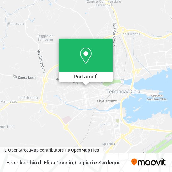 Mappa Ecobikeolbia di Elisa Congiu