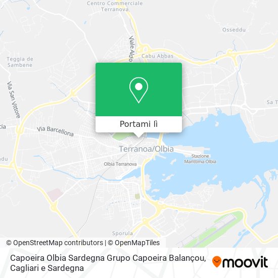 Mappa Capoeira Olbia Sardegna Grupo Capoeira Balançou