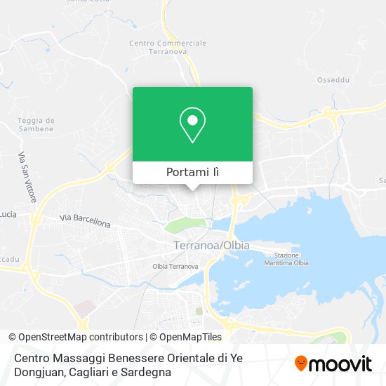 Mappa Centro Massaggi Benessere Orientale di Ye Dongjuan