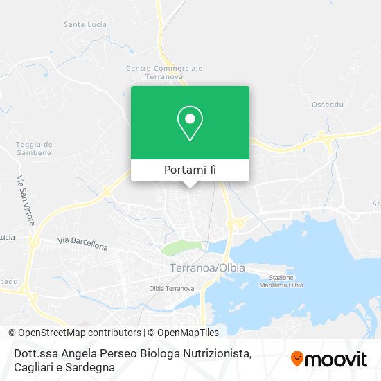 Mappa Dott.ssa Angela Perseo Biologa Nutrizionista