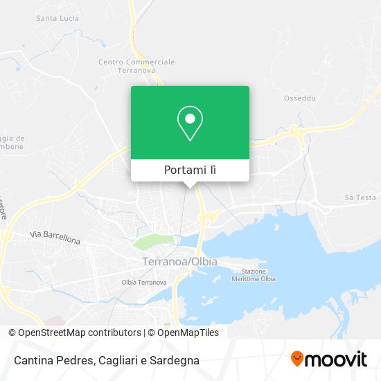 Mappa Cantina Pedres