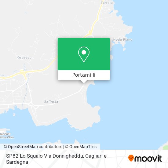 Mappa SP82 Lo Squalo Via Donnigheddu