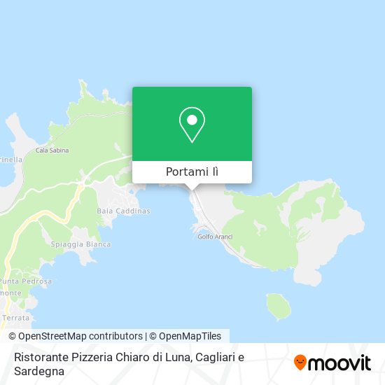 Mappa Ristorante Pizzeria Chiaro di Luna