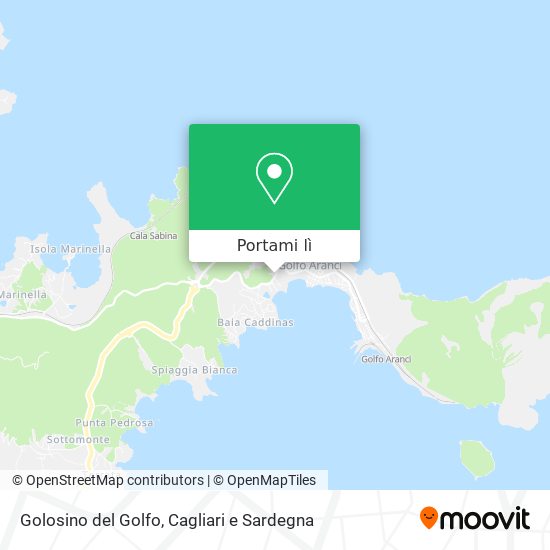 Mappa Golosino del Golfo