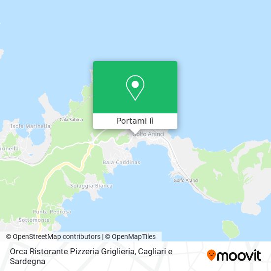 Mappa Orca Ristorante Pizzeria Griglieria