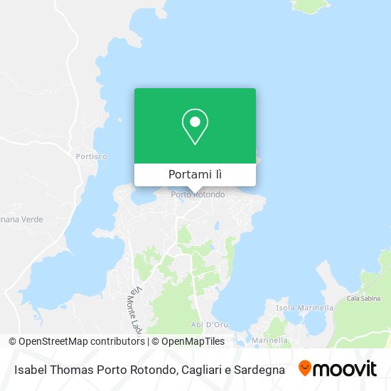 Mappa Isabel Thomas Porto Rotondo
