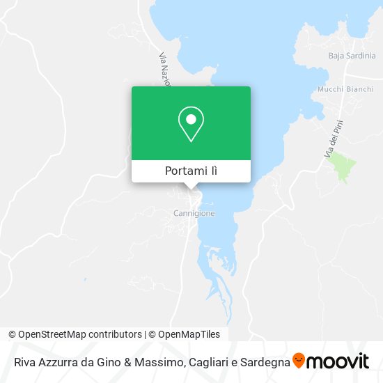 Mappa Riva Azzurra da Gino & Massimo