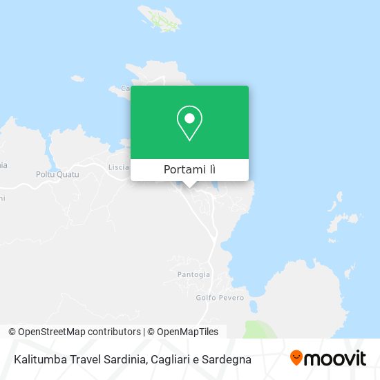 Mappa Kalitumba Travel Sardinia