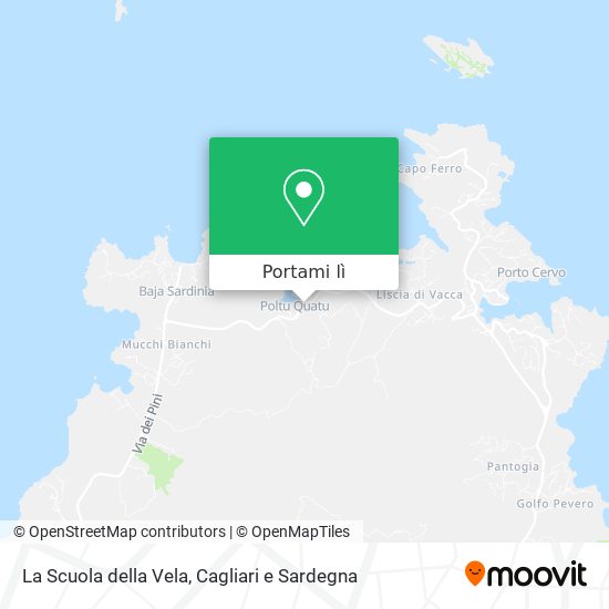 Mappa La Scuola della Vela