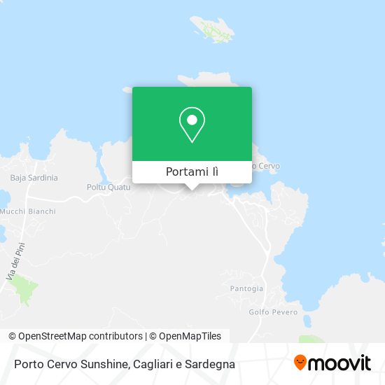 Mappa Porto Cervo Sunshine