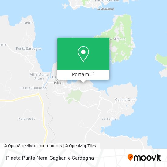 Mappa Pineta Punta Nera
