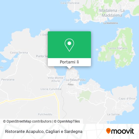 Mappa Ristorante Acapulco