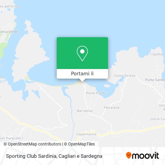 Mappa Sporting Club Sardinia