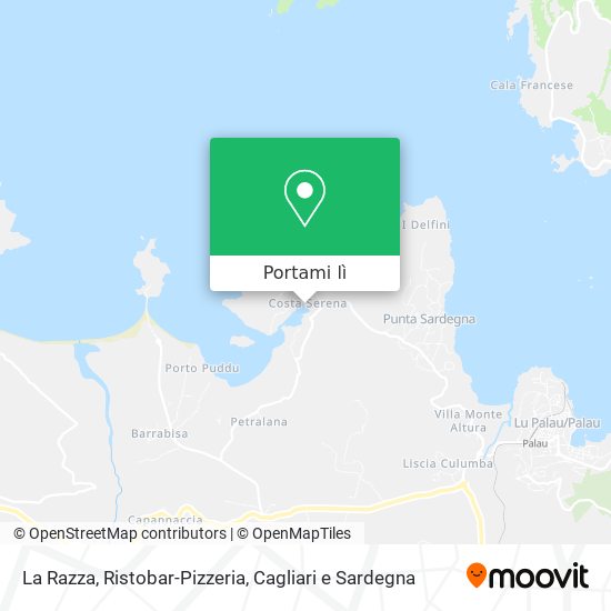 Mappa La Razza, Ristobar-Pizzeria
