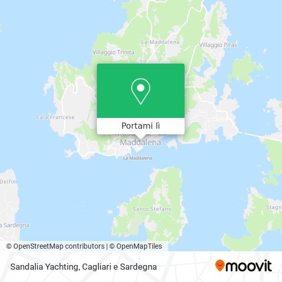 Mappa Sandalia Yachting