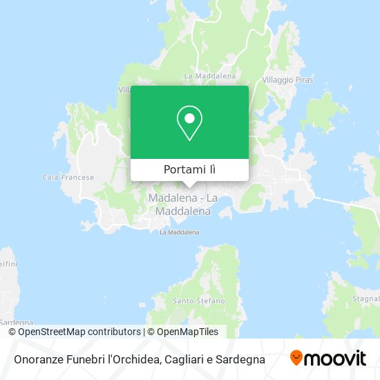Mappa Onoranze Funebri l'Orchidea