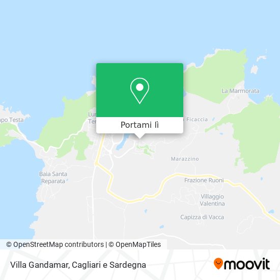 Mappa Villa Gandamar