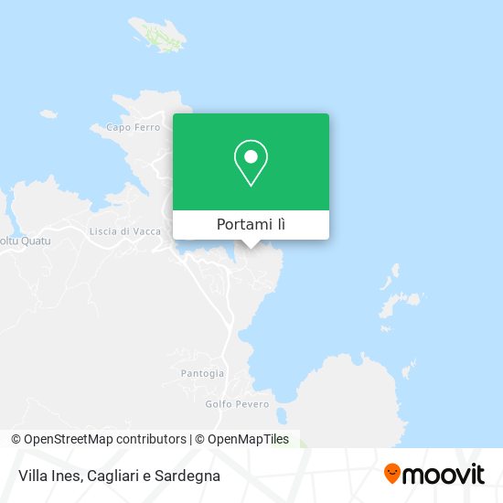 Mappa Villa Ines