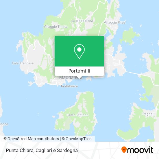 Mappa Punta Chiara