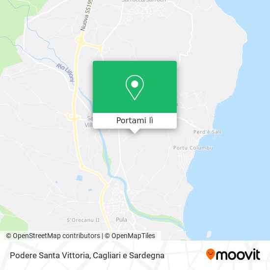 Mappa Podere Santa Vittoria