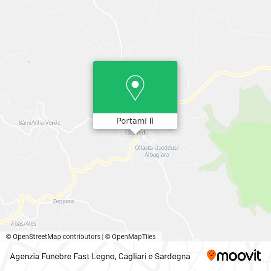 Mappa Agenzia Funebre Fast Legno