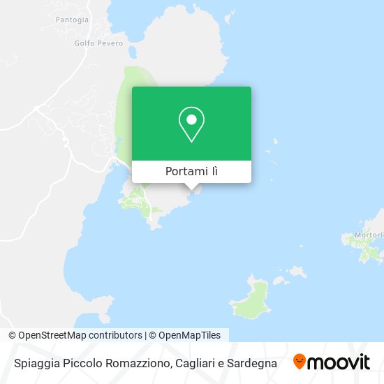 Mappa Spiaggia Piccolo Romazziono