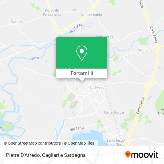 Mappa Pietre D'Arredo