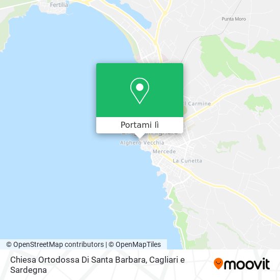 Mappa Chiesa Ortodossa Di Santa Barbara