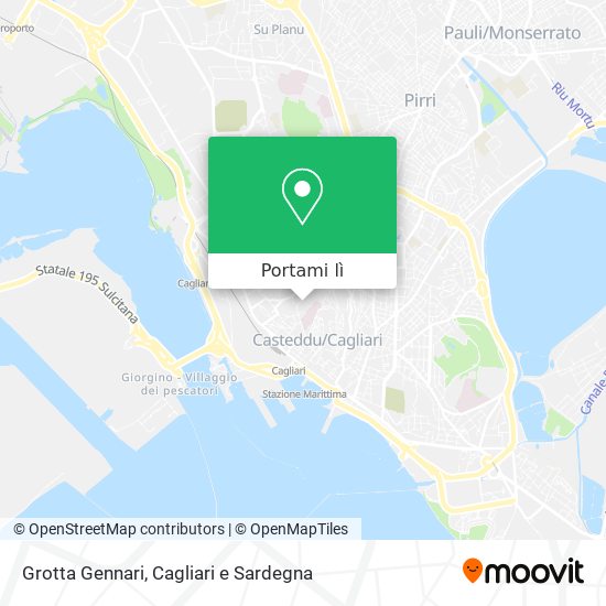 Mappa Grotta Gennari