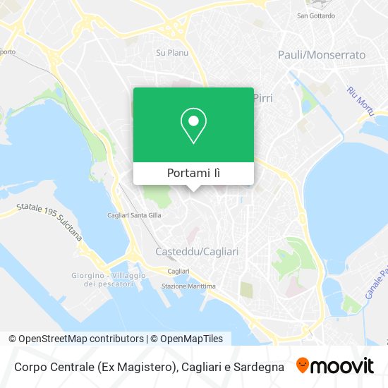 Mappa Corpo Centrale (Ex Magistero)