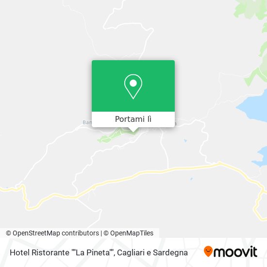 Mappa Hotel Ristorante ""La Pineta""
