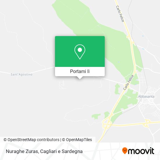 Mappa Nuraghe Zuras