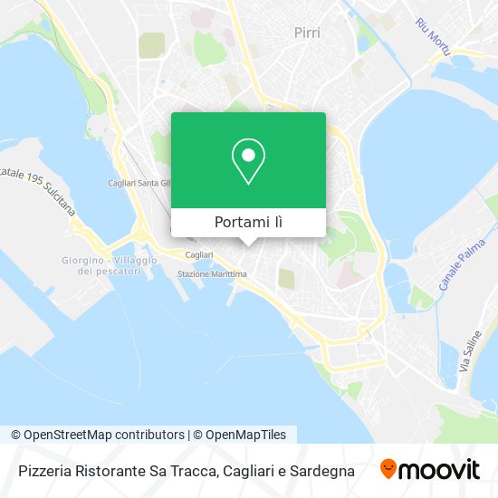 Mappa Pizzeria Ristorante Sa Tracca