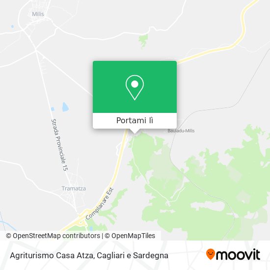 Mappa Agriturismo Casa Atza
