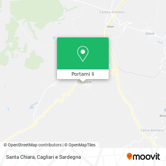 Mappa Santa Chiara