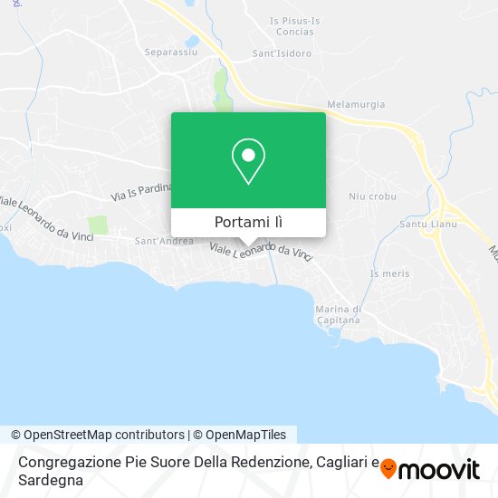 Mappa Congregazione Pie Suore Della Redenzione