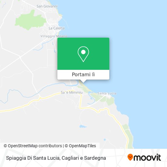 Mappa Spiaggia Di Santa Lucia