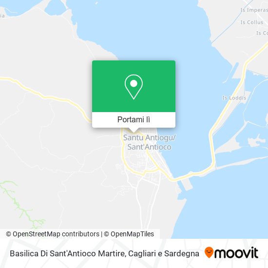 Mappa Basilica Di Sant'Antioco Martire
