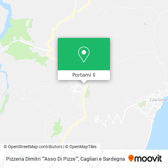 Mappa Pizzeria Dimitri ""Asso Di Pizze""