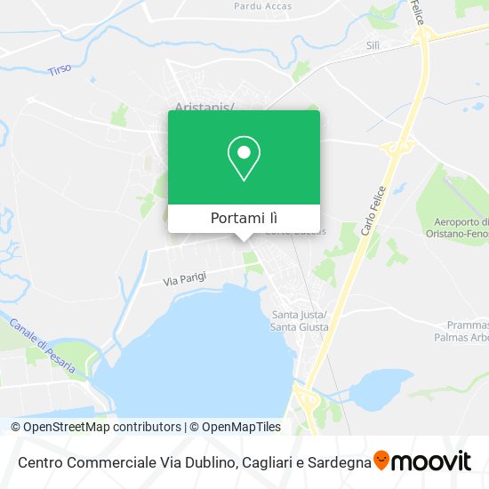 Mappa Centro Commerciale Via Dublino