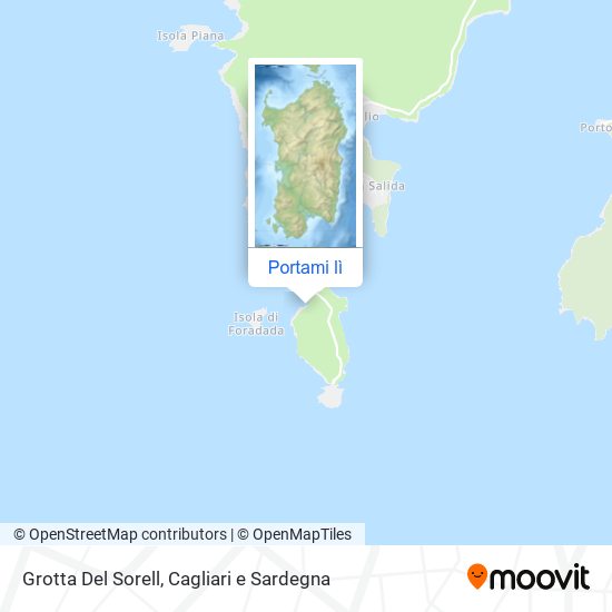 Mappa Grotta Del Sorell