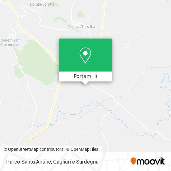 Mappa Parco Santu Antine
