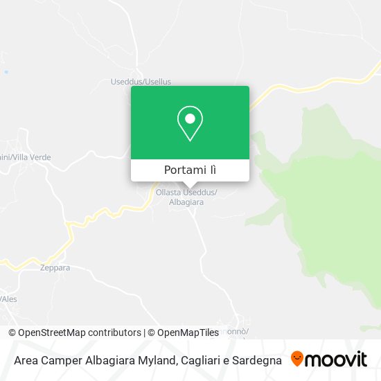 Mappa Area Camper Albagiara Myland