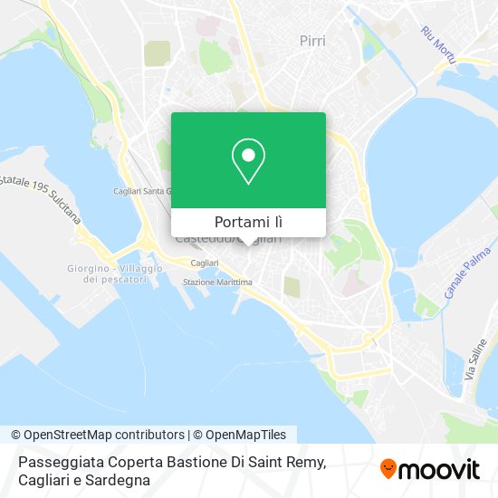 Mappa Passeggiata Coperta Bastione Di Saint Remy