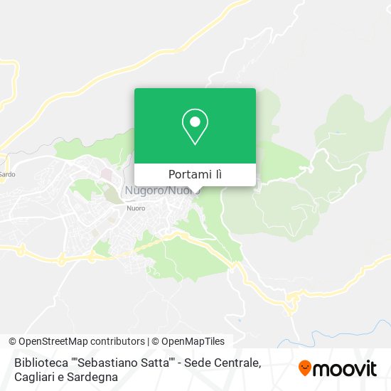 Mappa Biblioteca ""Sebastiano Satta"" - Sede Centrale