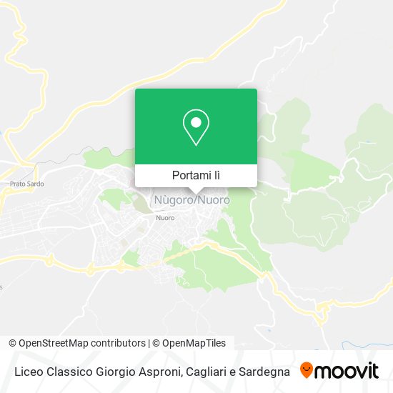 Mappa Liceo Classico Giorgio Asproni