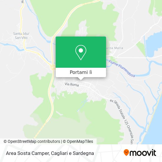 Mappa Area Sosta Camper